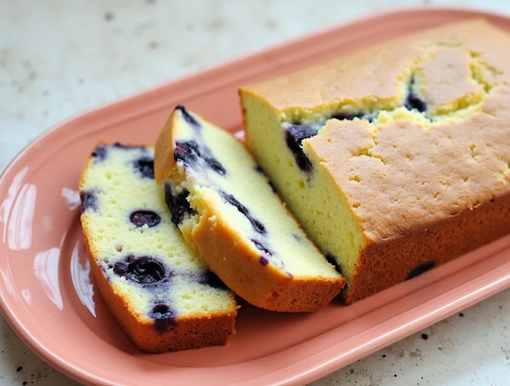 Blueberry Lemon Loaf Cake Recipe - Easy, Moist & Delicious