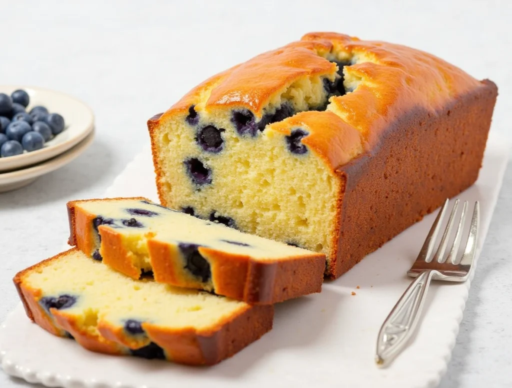 Blueberry Lemon Loaf Cake Recipe - Easy, Moist & Delicious