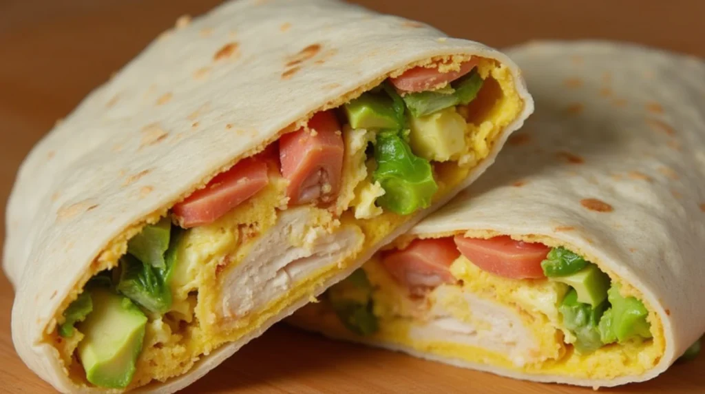 Chicken Breakfast Burrito