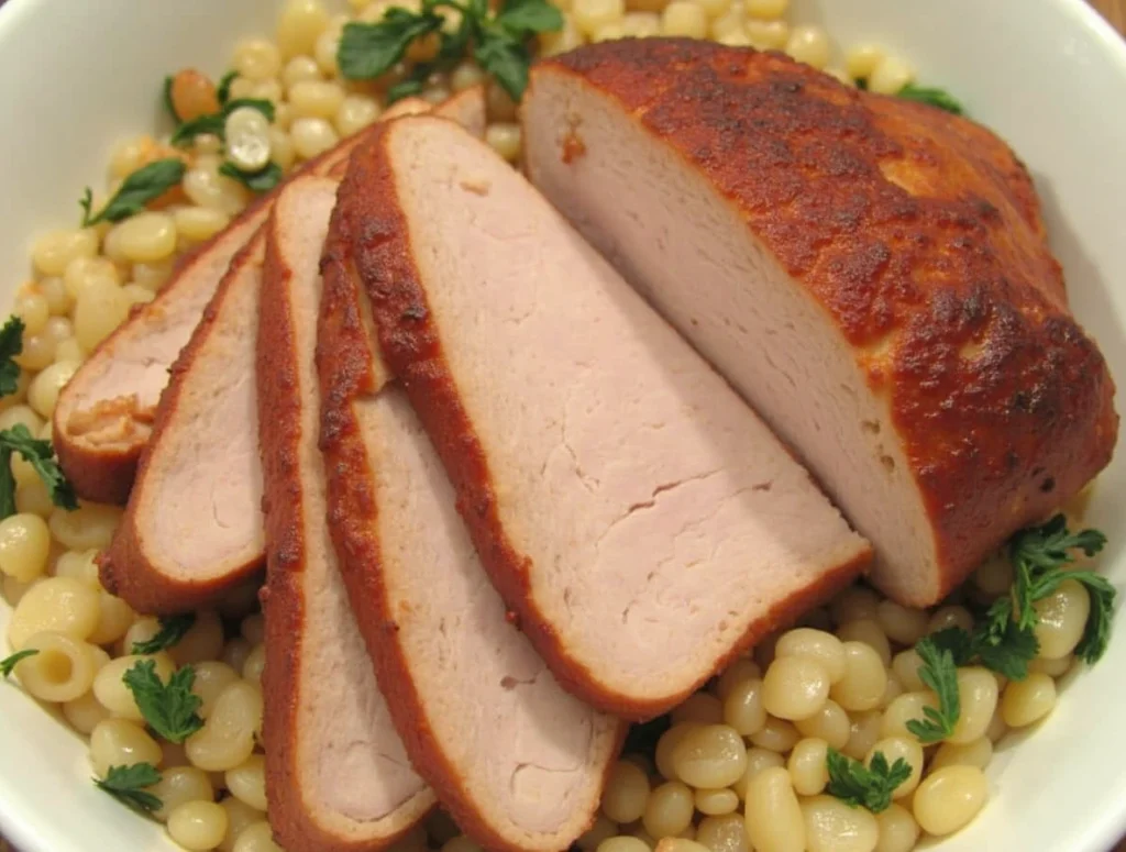 Homemade smoked turkey lunch meat