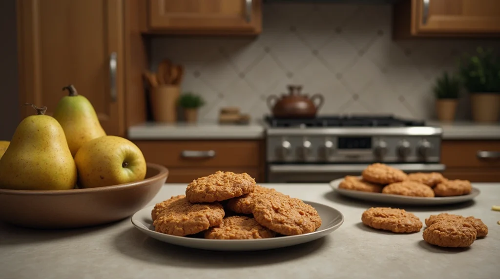 Are Paleo Desserts Healthy? 3 Various paleo desserts, including cookies, chocolate treats, and fruits, on a kitchen counter. These delicious paleo dessert recipes are made with natural ingredients like almonds and coconut.